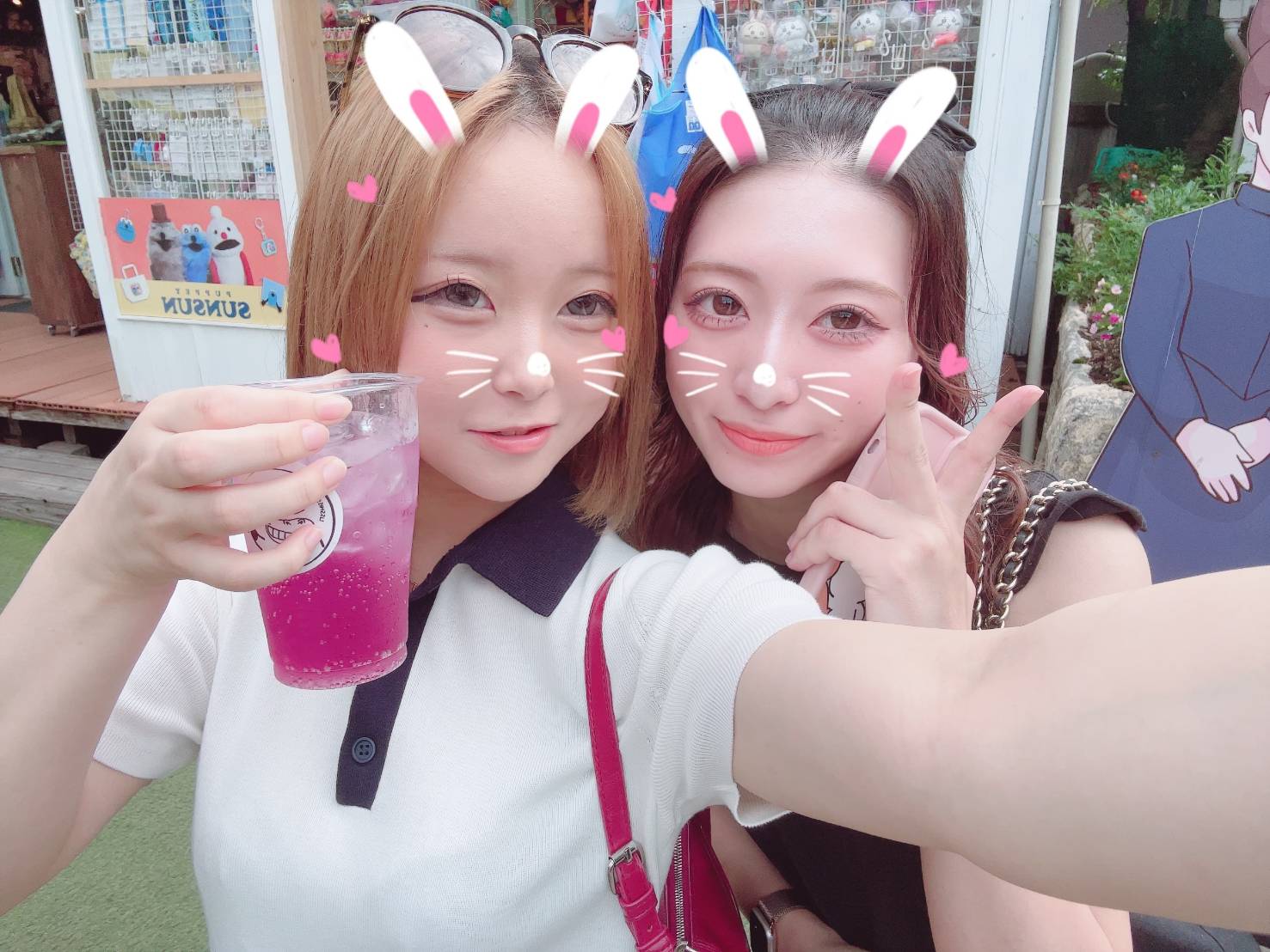 湯の坪街道で食べ歩きドリンク
